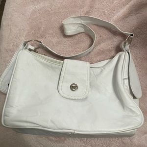 Fashionable Paris white hand bag